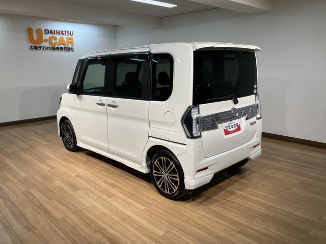 タントカスタムＲＳ　トップエディションＳＡIII　４ＷＤ４ＷＤ／ターボ車／８インチナビ／ＣＤ／ＤＶＤ／Ｂｌｕｅｔｏｏｔｈ／ＨＤＭＩ／ＥＴＣ／バックカメラ／両側パワースライドドア／キーフリー／ＬＥＤヘッドライト／衝突軽減ブレーキ／ドアエッジモール（大阪府）の中古車