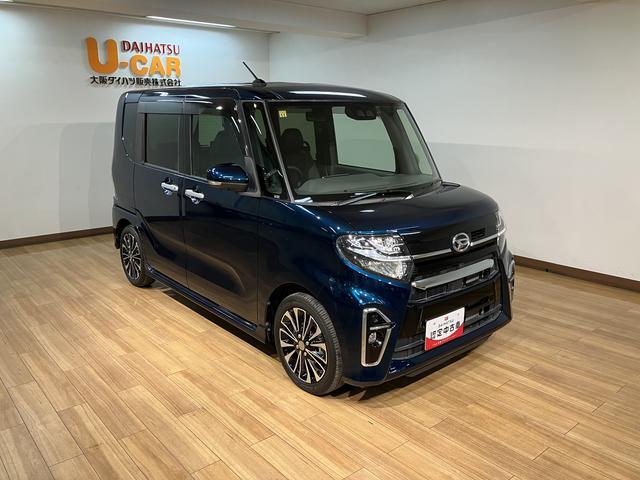 タントカスタムＲＳセレクション　９インチナビ／パノラマ／ドラレコ令和２年式／走行０．８万キロ／９インチナビ／Ｂｌｕｅｔｏｏｔｈ／ＣＤ／ＤＶＤ／フルセグ／パノラマモニター／前後ドラレコ／ＥＴＣ／ＡＣＣ／駐車支援／両側パワースライドドア／キーフリー（大阪府）の中古車