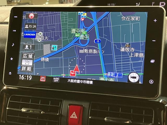 タントカスタムＲＳスタイルセレクション／９インチナビ／前後ドラレコ９インチナビ／前後ドラレコ／クルコン／ＥＴＣ／バックカメラ／両側電動スライドドア／ＬＥＤヘッドライト／ＬＥＤフォグランプ／カーテンエアバッグ／サイドエアバッグ／衝突軽減ブレーキ／プッシュスタート／（大阪府）の中古車
