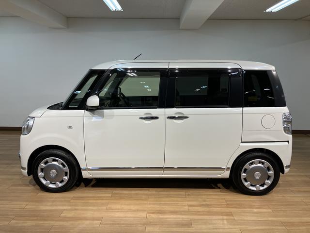 ムーヴキャンバスＧメイクアップ　ＳＡIII／走行０．７万キロ／ナビ／ドラレコ走行０．７万キロ／ナビ／ドラレコ／バックカメラ／ＥＴＣ／両側電動スライドドア／プッシュスタート／衝突軽減ブレーキ／スマートキー／サイドエアバッグ／オートハイビーム／オートライト／ステアリングリモコン／（大阪府）の中古車