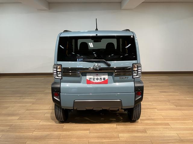 タフトＧターボ　ダーククロムベンチャー　令和７年／走行１８キロターボ車／令和７年式／走行１８キロ／オーディオレス／バックカメラ／１５インチアルミホイール／ＬＥＤヘッドライト／電子パーキングブレーキ／ホールド機能／キーフリー（大阪府）の中古車