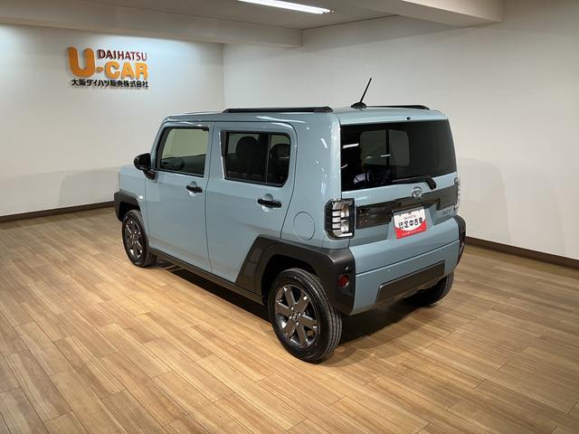 タフトＧターボ　ダーククロムベンチャー　令和７年／走行１８キロターボ車／令和７年式／走行１８キロ／オーディオレス／バックカメラ／１５インチアルミホイール／ＬＥＤヘッドライト／電子パーキングブレーキ／ホールド機能／キーフリー（大阪府）の中古車
