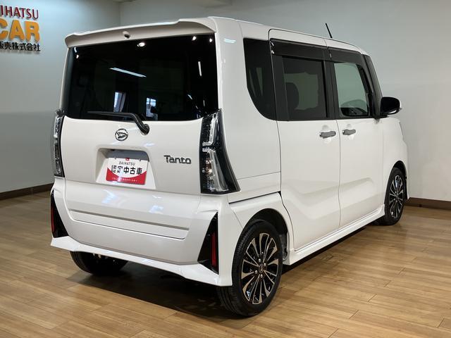 タントカスタムＲＳ　１０インチナビ／パノラマモニター／前後ドラレコ令和６年式／走行０．４万キロ／１０インチナビ／ＣＤ／ＤＶＤ／Ｂｌｕｅｔｏｏｔｈ／ＨＤＭＩ／前後ドラレコ／ＥＴＣ／バックカメラ／両側パワースライド／キーフリー／ＬＥＤヘッドライト／クルコン（大阪府）の中古車