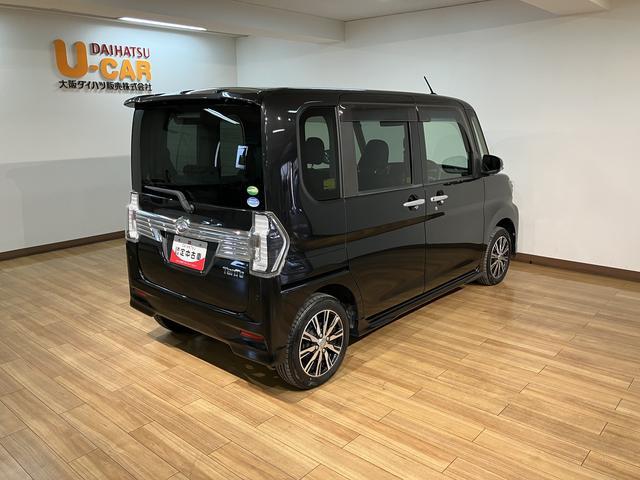 タントカスタムＸ　トップエディションＶＳ　ＳＡIII／１年保証付／８インチナビ／パノラマカメラ／ドラレコ／Ｂｌｕｅｔｏｏｔｈ／ＨＤＭＩ接続／ＵＳＢ接続／両側電動スライドドア／シートヒーター／ＬＥＤヘッドライト＆フォグランプ／ステアリングリモコン／スマートキー／（大阪府）の中古車