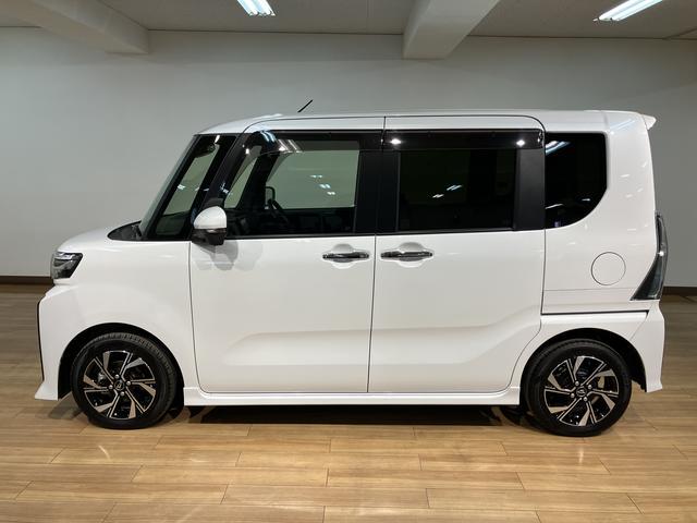 タントカスタムＸ　　令和４年式／走行１．０万キロ／車検整備付きナビ（ＮＭＺＫ−Ｗ７２Ｄ）／ＣＤ／ＤＶＤ／Ｂｌｕｅｔｏｏｔｈ／ＵＳＢ／パノラマモニター／前後ドラレコ／ＥＴＣ／両側パワースライド／シートヒーター／キーフリー／衝突軽減ブレーキ／ＬＥＤヘッドライト（大阪府）の中古車