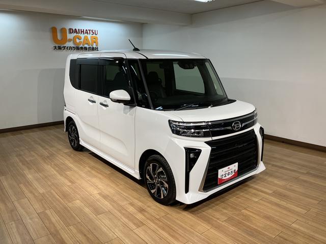 タントカスタムＸ　　令和４年式／走行１．０万キロ／車検整備付きナビ（ＮＭＺＫ−Ｗ７２Ｄ）／ＣＤ／ＤＶＤ／Ｂｌｕｅｔｏｏｔｈ／ＵＳＢ／パノラマモニター／前後ドラレコ／ＥＴＣ／両側パワースライド／シートヒーター／キーフリー／衝突軽減ブレーキ／ＬＥＤヘッドライト（大阪府）の中古車