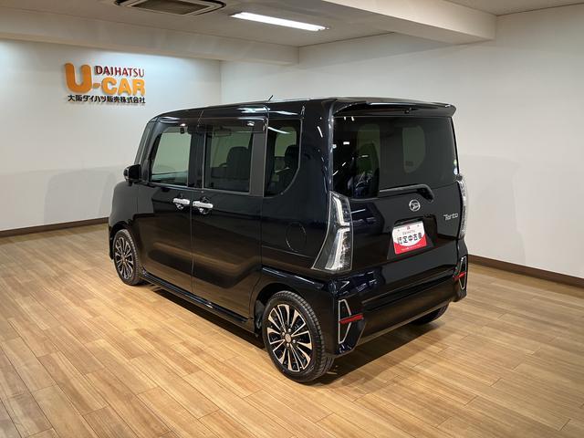 タントカスタムＲＳセレクション／９インチナビ／ＥＴＣ／前後ドラレコ走行２．８万ｋｍ／９インチナビ／パノラマモニター／前後ドラレコ／ＥＴＣ／クルーズコントロール／両側パワースライドドア／前席シートヒーター／エンジンスターター／キーフリー／オートエアコン／車検整備渡し（大阪府）の中古車