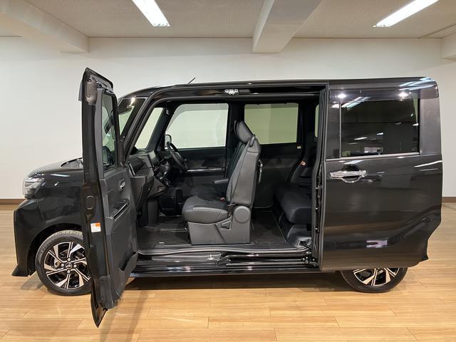 タントカスタムＸ　９インチディスプレイオーディオ／バックカメラ９インチディスプレイオーディオ／Ｂｌｕｅｔｏｏｔｈ／ＨＤＭＩ／フルセグ／バックカメラ／前後ドラレコ／ＥＴＣ／キーフリー／シートヒーター／ＬＥＤヘッドライト・フォグランプ／両側パワースライドドア（大阪府）の中古車