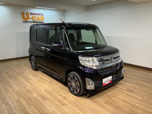 タントカスタムRS トップエディションSAII/ナビ/バックカメラターボ/ナビ/バックカメラ/ETC/両側電動スライドドア/衝突軽減ブレーキ/Bluetooth/USB接続/LEDヘッドライト/運転席シートリフター/プッシュスタート/スマートキー/オートライト/(大阪府)の中古車