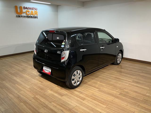 ミライースＬ　ＳＡ／走行１．１万ｋｍ／ＣＤチューナー／キーレス１年間走行距離無制限保証／走行１．１万ｋｍ／ＣＤチューナー／マニュアルエアコン／キーレスエントリー／ハロゲンヘッドライト／マット／バイザー／車検整備渡し（大阪府）の中古車