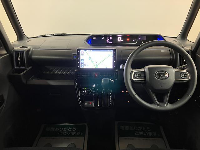 タントカスタムＲＳスタイルセレクション　９インチナビ・バックカメラ９インチナビ・前後ドラレコ・ＥＴＣ・クルーズコントロール・両側電動スライドドア・運転席助手席シートヒーター・ＬＥＤヘッドライト・オートライト・リヤ５面ガラススモークフィルム・電子パーキングブレーキ（大阪府）の中古車