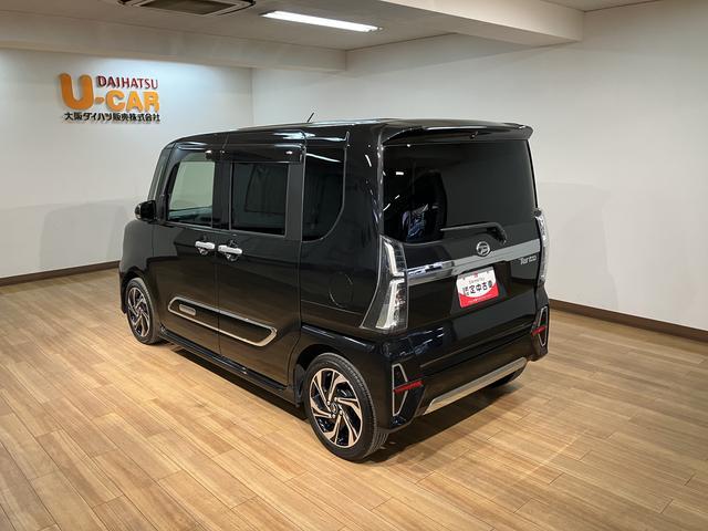 タントカスタムＲＳスタイルセレクション　９インチナビ・バックカメラ９インチナビ・前後ドラレコ・ＥＴＣ・クルーズコントロール・両側電動スライドドア・運転席助手席シートヒーター・ＬＥＤヘッドライト・オートライト・リヤ５面ガラススモークフィルム・電子パーキングブレーキ（大阪府）の中古車