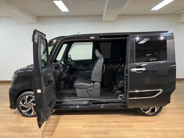 タントカスタムＲＳスタイルセレクション　９インチナビ・バックカメラ９インチナビ・前後ドラレコ・ＥＴＣ・クルーズコントロール・両側電動スライドドア・運転席助手席シートヒーター・ＬＥＤヘッドライト・オートライト・リヤ５面ガラススモークフィルム・電子パーキングブレーキ（大阪府）の中古車