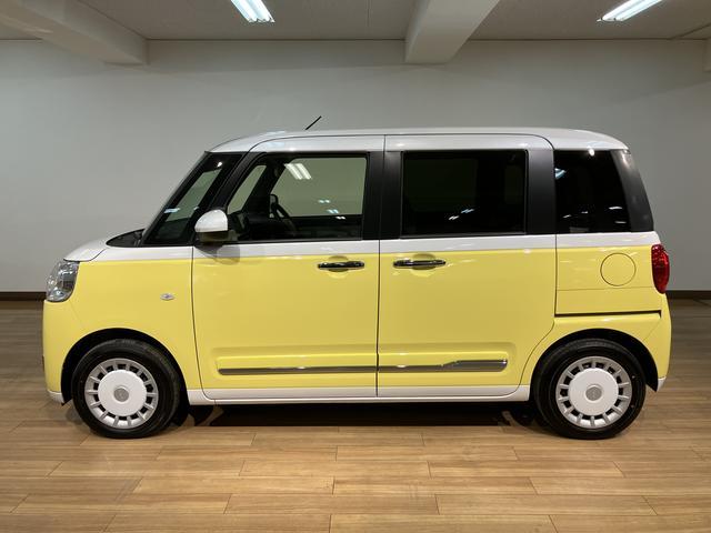 ムーヴキャンバスストライプスＧ　純正ナビ・バックカメラ・シートヒーター元弊社試乗車・純正ナビ（ＮＭＺＫ−Ｗ７５ＤＥ）・ＵＳＢ・バックカメラ・運転席助手席シートヒーター・電子パーキングブレーキ・ブレーキホールド・コーナーセンサー・両側電動スライドドア・キーフリー２個（大阪府）の中古車