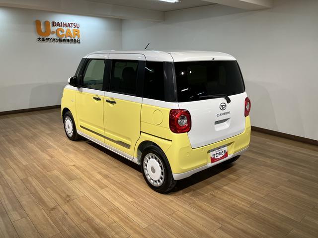 ムーヴキャンバスストライプスＧ　純正ナビ・バックカメラ・シートヒーター元弊社試乗車・純正ナビ（ＮＭＺＫ−Ｗ７５ＤＥ）・ＵＳＢ・バックカメラ・運転席助手席シートヒーター・電子パーキングブレーキ・ブレーキホールド・コーナーセンサー・両側電動スライドドア・キーフリー２個（大阪府）の中古車