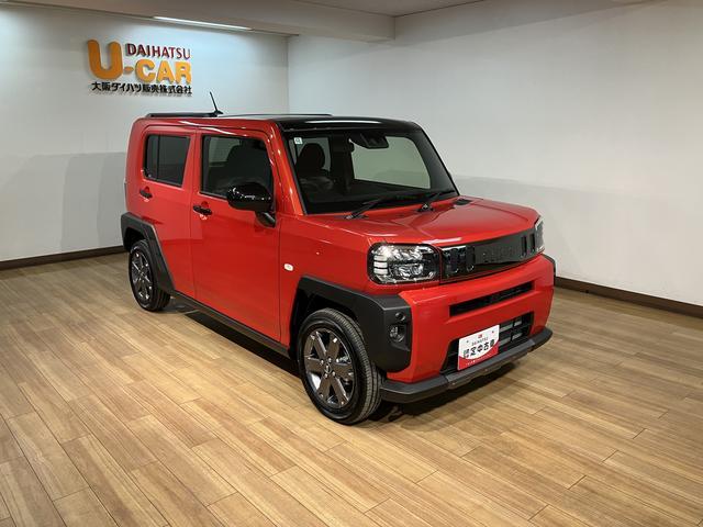 タフトＧ　ダーククロムベンチャー　元試乗車・クルーズコントロール令和６年☆元試乗車・純正７インチナビ（ＮＭＺＫ−Ｗ７５ＤＥ）・クルーズコントロール・純正１５インチアルミホイール・電子パーキングブレーキ・ブレーキホールド・ＬＥＤヘッドライト・キーフリー２個（大阪府）の中古車