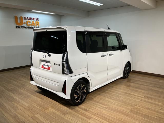 タントカスタムＸ　１０インチナビ・前後ドラレコ・ＥＴＣ車載器純正１０インチスタイリッシュナビ・前後ドラレコ・ＥＴＣ車載器・バックカメラ・運転席／助手席シートヒーター・両側電動スライドドア・電子パーキングブレーキ・ブレーキホールド・ＬＥＤヘッドライト（大阪府）の中古車