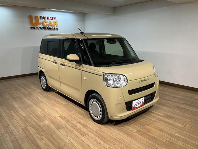 ムーヴキャンバスセオリーＸ　令和４年式／走行３．１万キロ／ナビ／バックカメラナビ（ＮＭＺＫ−Ｗ７２Ｄ）／バックカメラ／フルセグ／ＣＤ／ＤＶＤ／Ｂｌｕｅｔｏｏｔｈ／ＵＳＢ／キーフリー／衝突軽減ブレーキ／両側パワースライドドア／オートエアコン（大阪府）の中古車