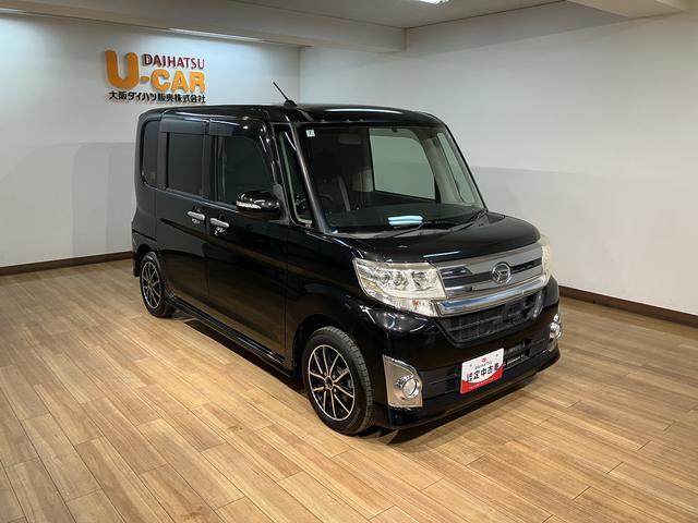 タントカスタムＲＳ　スマートセレクションＳＡ／ナビ／バックカメラ１年間走行距離無制限保証／ナビ（ＮＳＺＰ−Ｗ６４Ｄ）／バックカメラ／ＥＴＣ／両側パワースライドドア／ＬＥＤヘッドライト／ハロゲンフォグランプ／オートエアコン／キーフリー／リアガラスフィルム５面（大阪府）の中古車