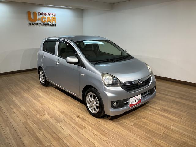 ミライースX SA ナビ/フォグランプ/アルミホイール/走行8.8万K平成26年式/走行8.8万キロ/ナビ/CD/DVD/Bluetooth/フルセグ/電動格納式ドアミラー/14インチアルミホイール/フォグランプ/キーレスエントリー/(大阪府)の中古車