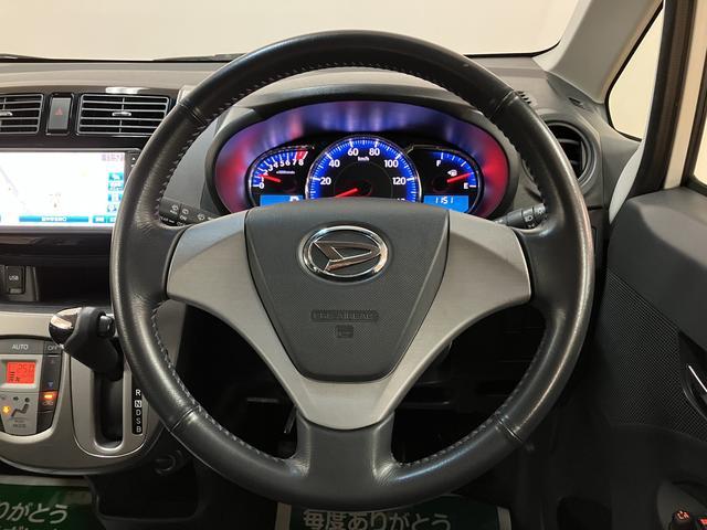 ムーヴカスタム　Ｘリミテッド／走行７．６万ｋｍ／ナビ／バックカメラ１年間走行距離無制限保証／走行７．６万ｋｍ／ナビ／ワンセグテレビ／バックカメラ／ＬＥＤヘッドライト／ハロゲンフォグライト／オートライト／キーフリー／オートエアコン／電動格納ドアミラー／アルミホイール（大阪府）の中古車