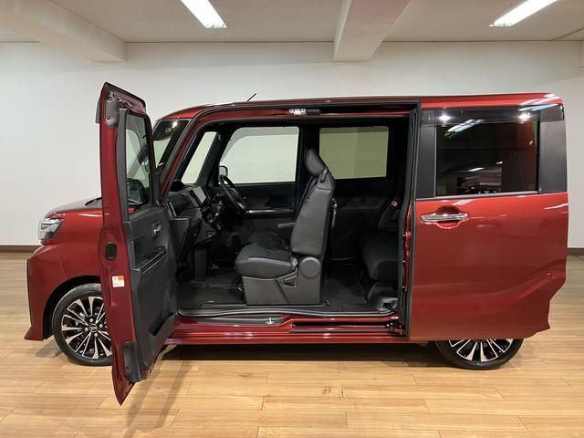 タントカスタムＲＳ／１０インチナビ／全方位カメラ／前後ドラレコ／１０インチナビ／全方位カメラ／前後ドラレコ／クルーズコントロール／両側電動スライドドア／ターボ／ＥＴＣ／走行１．３万キロ／車検整備渡し／保証継承／ＬＥＤヘッドライト＆フォグランプ／シートヒーター／（大阪府）の中古車