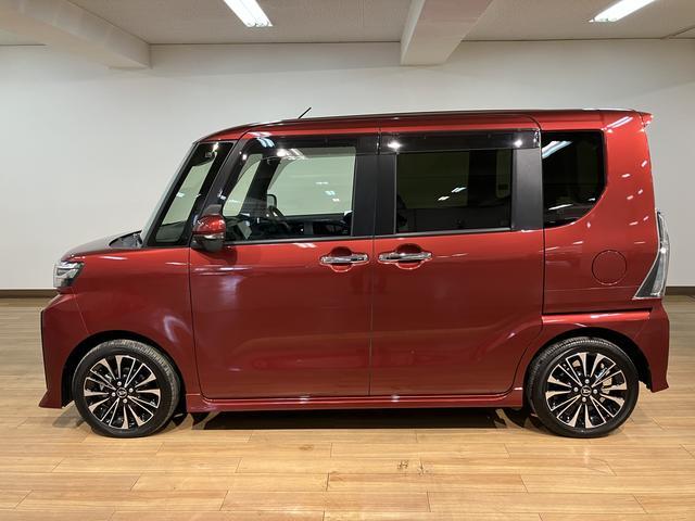 タントカスタムＲＳ／１０インチナビ／全方位カメラ／前後ドラレコ／１０インチナビ／全方位カメラ／前後ドラレコ／クルーズコントロール／両側電動スライドドア／ターボ／ＥＴＣ／走行１．３万キロ／車検整備渡し／保証継承／ＬＥＤヘッドライト＆フォグランプ／シートヒーター／（大阪府）の中古車