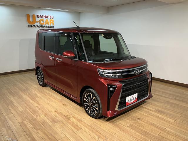 タントカスタムＲＳ／１０インチナビ／全方位カメラ／前後ドラレコ／１０インチナビ／全方位カメラ／前後ドラレコ／クルーズコントロール／両側電動スライドドア／ターボ／ＥＴＣ／走行１．３万キロ／車検整備渡し／保証継承／ＬＥＤヘッドライト＆フォグランプ／シートヒーター／（大阪府）の中古車