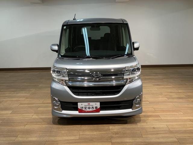 タントカスタムＲＳ／ターボ／両側電動スライド／１年保証／ＬＥＤ／平成２６年式／走行５．５万キロ／ターボ車／ＣＤチューナー／ＥＴＣ／キーフリー／両側パワースライドドア／ＬＥＤヘッドライト／革巻きステアリング／１年間距離無制限保証（大阪府）の中古車