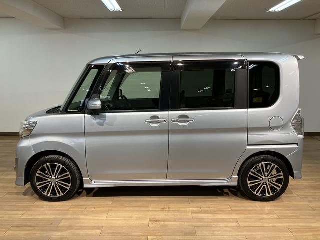 タントカスタムＲＳ／ターボ／両側電動スライド／１年保証／ＬＥＤ／平成２６年式／走行５．５万キロ／ターボ車／ＣＤチューナー／ＥＴＣ／キーフリー／両側パワースライドドア／ＬＥＤヘッドライト／革巻きステアリング／１年間距離無制限保証（大阪府）の中古車