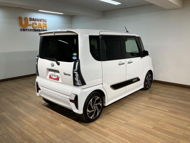 タントカスタムＲＳスタイルセレクション／ナビ／バックカメラ／ＥＴＣ１年間走行距離無制限保証／走行５．７万ｋｍ／純正ナビ／バックカメラ／前後ドラレコ／ＥＴＣ／両側パワースライドドア／ＬＥＤヘッドライト・フォグランプ／前席シートヒーター／クルーズコントロール／キーフリー（大阪府）の中古車