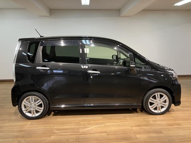 ムーヴカスタム RS 純正ナビ/ETC/ターボ車/平成25年式/走行2.8万キロ/車検整備付き/ターボ車/純正ナビ(NSZN−W63D)/CD/DVD/Bluetooth/フルセグ/USB/ETC/革巻きステアリング/アルミホイール/LEDヘッド(大阪府)の中古車