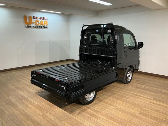 ハイゼットトラックジャンボエクストラ／９インチディスプレイオーディオ新車保証継承／令和７年式／走行５ｋｍ／９インチディスプレイオーディオ／バックカメラ／ＬＥＤヘッドライト・フォグランプ／キーフリー／電動格納ドアミラー／パワーウィンドウ（大阪府）の中古車