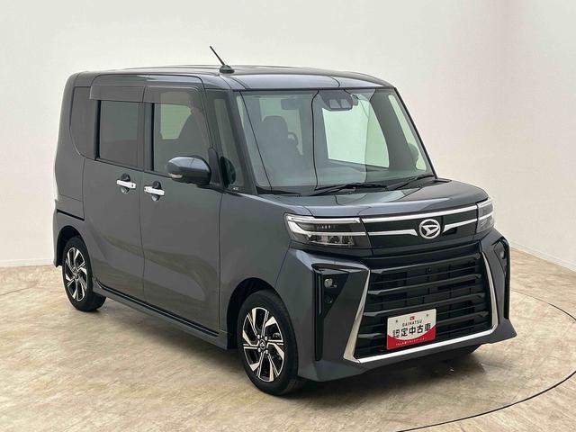 タントカスタムＸ　９インチディスプレーオーディオ・ＥＴＣ・ドラレコ令和５年式・２．８万キロ・９インチディスプレーオーディオ・ＥＴＣ車載器・ドラレコ・パノラマモニター・運転席／助手席シートヒーター・両側電動スライドドア・電子パーキングブレーキ・ブレーキホールド（大阪府）の中古車