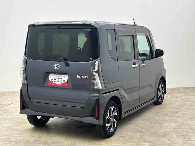 タントカスタムＸ　９インチディスプレーオーディオ・ＥＴＣ・ドラレコ令和５年式・２．８万キロ・９インチディスプレーオーディオ・ＥＴＣ車載器・ドラレコ・パノラマモニター・運転席／助手席シートヒーター・両側電動スライドドア・電子パーキングブレーキ・ブレーキホールド（大阪府）の中古車