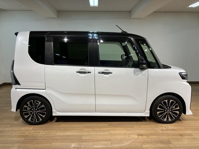 タントカスタムＲＳ　１０インチナビ・ドラレコ・ＥＴＣ・クルコン令和５年式・走行距離２．８万キロ・純正１０インチスタイリッシュナビ・ドラレコ・ＥＴＣ車載器・パノラマモニター・クルーズコントロール・運転席／助手席シートヒーター・両側電動スライドドア・電子パーキング（大阪府）の中古車