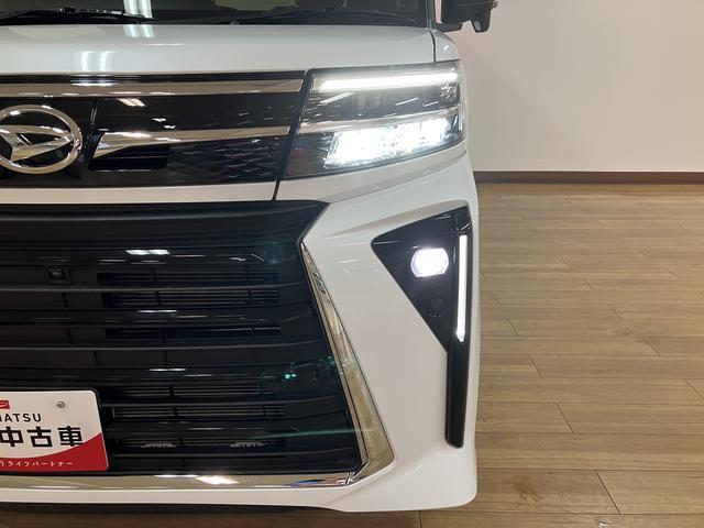 タントカスタムＲＳ　１０インチナビ・ドラレコ・ＥＴＣ・クルコン令和５年式・走行距離２．８万キロ・純正１０インチスタイリッシュナビ・ドラレコ・ＥＴＣ車載器・パノラマモニター・クルーズコントロール・運転席／助手席シートヒーター・両側電動スライドドア・電子パーキング（大阪府）の中古車