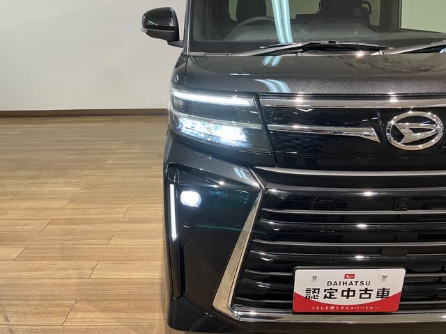 タントカスタムＲＳ／純正７インチナビ／バックカメラ／後席モニター令和５年式／走行１．７万ｋｍ／純正７インチナビ／バックカメラ／１０．１インチ後席モニター／ＥＴＣ／クルーズコントロール／前席シートヒーター／両側パワースライドドア／ＬＥＤヘッドライト・フォグランプ（大阪府）の中古車