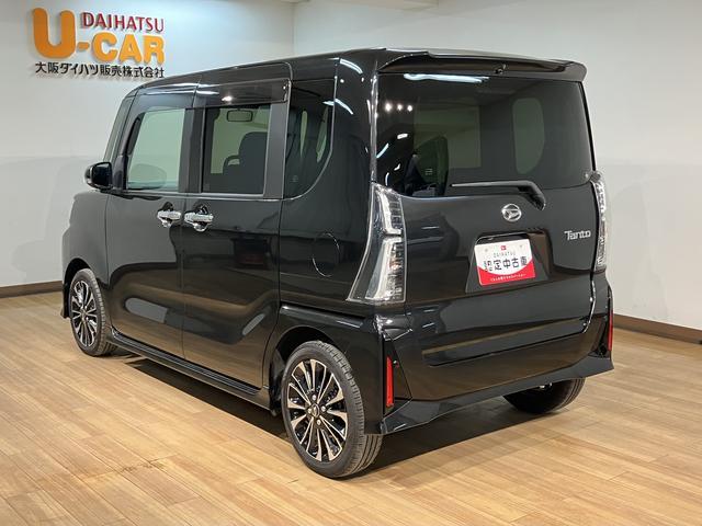 タントカスタムＲＳ／純正７インチナビ／バックカメラ／後席モニター令和５年式／走行１．７万ｋｍ／純正７インチナビ／バックカメラ／１０．１インチ後席モニター／ＥＴＣ／クルーズコントロール／前席シートヒーター／両側パワースライドドア／ＬＥＤヘッドライト・フォグランプ（大阪府）の中古車