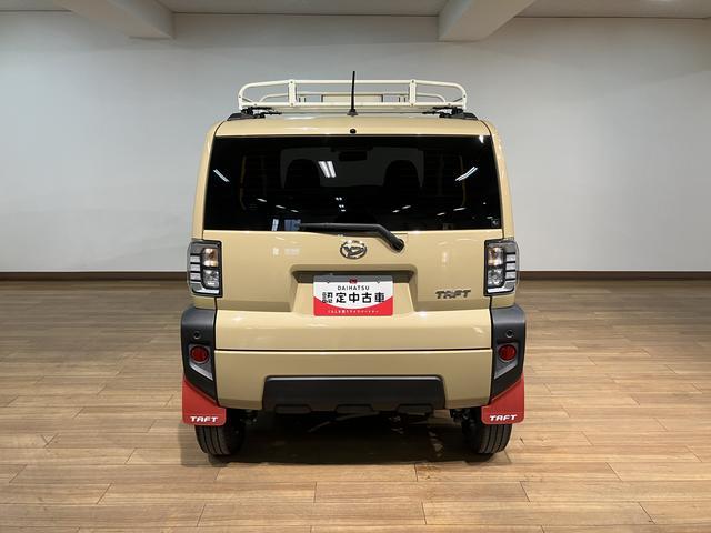 タフトＧターボ／４ＷＤ／大画面ナビ／全方位カメラ／前後ドラレコ／４ＷＤ／９インチナビ／全方位カメラ／前後ドラレコ／ＥＴＣ／ターボ／クルコン／ルーフキャリア／マッドフラップ／ＬＥＤヘッド＆フォグ／フロアイルミネーション／リヤスモーク／カロッツェリアツィーター／（大阪府）の中古車