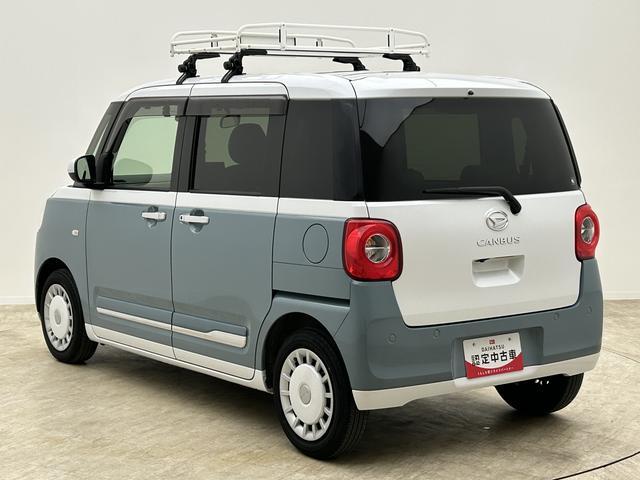 ムーヴキャンバスストライプスＧターボ　ディスプレーオーディオ・クルコンＲ５年式・ルーフキャリア付き・クルーズコントロール・９インチディスプレイオーディオ・バックカメラ・ＥＴＣ車載器・運転席／助手席シートヒーター・両側電動スライドドア・置くだけスマホ充電・キーフリー（大阪府）の中古車