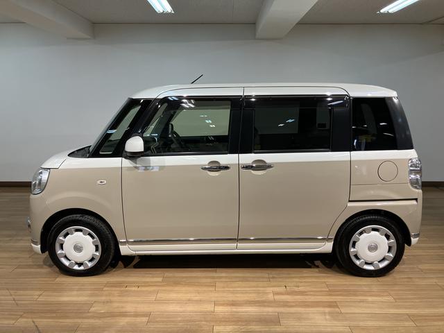 ムーヴキャンバスGメイクアップリミテッド SAIII/走行2.2万キロ/ナビ走行2.2万キロ/車検整備渡し/ナビ/全方位カメラ/ドラレコ/ETC/両側電動スライドドア/LEDヘッドライト/LEDフォグランプ/衝突軽減ブレーキ/横滑り防止装置/スマートキー/プッシュスタート/(大阪府)の中古車