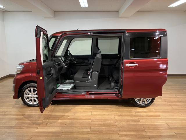 タントカスタムＸ・純正ナビ・バックモニター・片側スライドドア純正７インチナビ／バックモニター／走行２．８万ｋｍ／Ｂｌｕｅｔｏｏｔｈ／ＵＳＢ接続／純正１４インチアルミホイール／プッシュスタート／電動格納ドアミラー／左側パワースライドドア／マット／バイザー（大阪府）の中古車