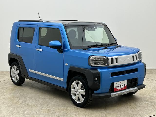 タフトＧターボ　クロムベンチャー　ナビ／ドラレコ／走行２．５万キロ令和３年式／走行２．５万キロ／車検整備付き／バックカメラ／前後ドラレコ／ＥＴＣ／キーフリー／ターボ車／アダプティブクルーズコントロール／サイドガーニッシュ／革巻きステアリング／ＬＥＤヘッドライト／（大阪府）の中古車