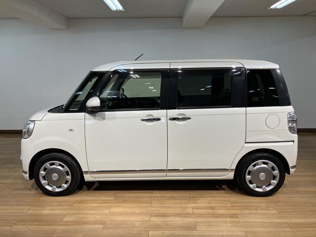 ムーヴキャンバスＧブラックインテリアリミテッド　ＳＡIII　８インチナビ付令和３年式・走行距離１．８万キロ・純正８インチスタンダードナビ・パノラマモニター・両側電動スライドドア・キーフリー２個。前ドラレコ・ＬＥＤヘッドライト（大阪府）の中古車