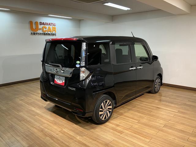 トールカスタムＧ　ＳＡII　　９インチナビ／ＥＴＣ／平成２９年式／走行６．４万キロ／車検整備付き／９インチナビ／ＥＴＣ／両側パワースライドドア／キーフリー／ＬＥＤヘッドライト／衝突軽減ブレーキ／フォグランプ／クルーズコントロール／オートライト（大阪府）の中古車