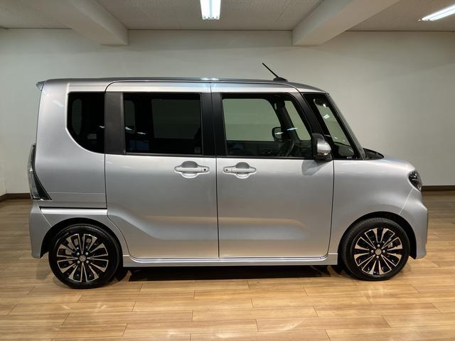 タントカスタムＲＳ　パノラマモニター／走行０．５万キロ／令和１年式／走行０．５万キロ／車検整備付き／オーディオレス／ターボ車／パノラマモニター／駐車支援／アダプティブクルーズコントロール／革巻きステアリング／ＬＥＤヘッドライト両側パワースライドドア（大阪府）の中古車