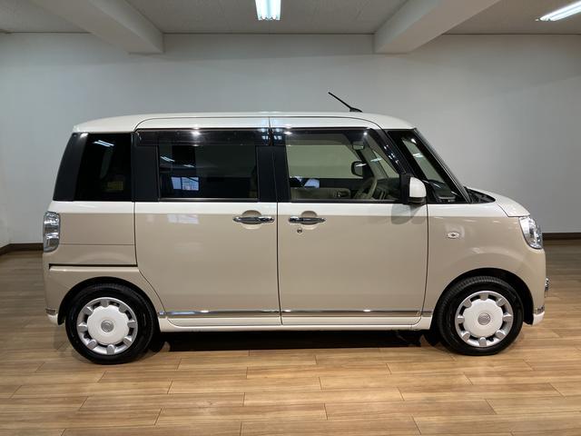 ムーヴキャンバスGメイクアップリミテッド SAIII ナビ/全方位カメラ/令和1年式/走行2.2万キロ/車検整備付き/ナビ(NSZN−W69D)/ETC/ドラレコ/両側パワースライドドア/LEDヘッドライト&フォグランプ/衝突軽減ブレーキ/サイドエアバッグ/(大阪府)の中古車