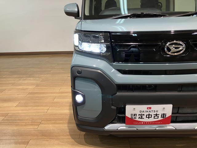 タントファンクロスターボ／令和５年式／走行１９０００キロ９インチディスプレイオーディオ／バックカメラ／前後ドラレコ／ＥＴＣ／電子パーキング／ブレーキホールド／本革巻ステアリング／ＬＥＤヘッドランプ／オートライト／オートエアコン／運転席・助手席シートヒーター（大阪府）の中古車