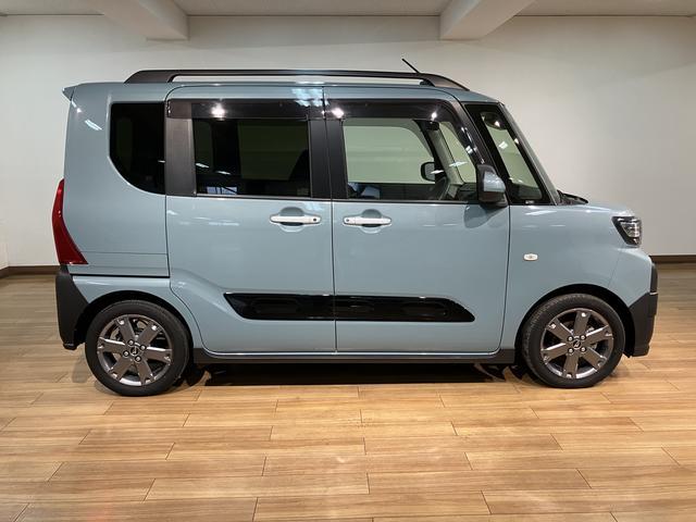 タントファンクロスターボ／令和５年式／走行１９０００キロ９インチディスプレイオーディオ／バックカメラ／前後ドラレコ／ＥＴＣ／電子パーキング／ブレーキホールド／本革巻ステアリング／ＬＥＤヘッドランプ／オートライト／オートエアコン／運転席・助手席シートヒーター（大阪府）の中古車